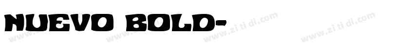 Nuevo Bold字体转换